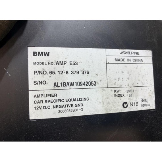 65128379376 Усилитель Top HI-FI BMW X5 E53 купить в Интернет-магазине