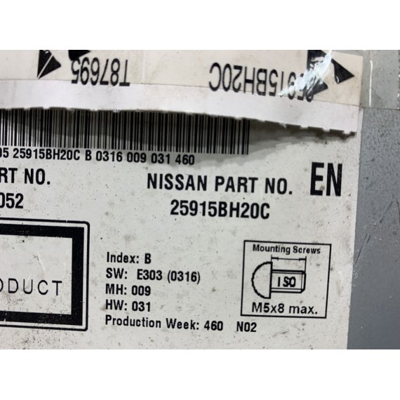 25915BH20C Магнитола Nissan Qashqai J10 купить в Интернет-магазине