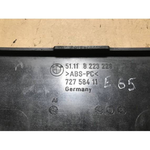 51118223229 Накладка переднего бампера под номер BMW E65 купить в Интернет-магазине