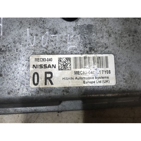 MEC93040 Блок управления ЭБУ Nissan Note  1.6 купить в Интернет-магазине