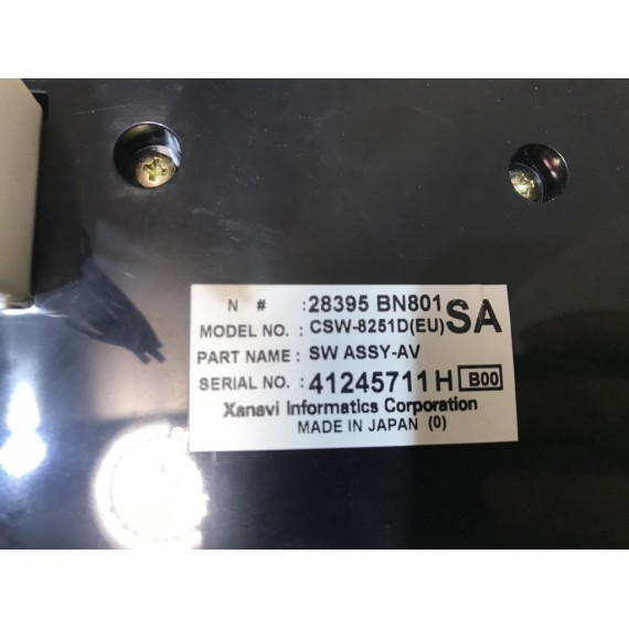 28395BN801 Панель управления Nissan Almera N16 купить в Интернет-магазине