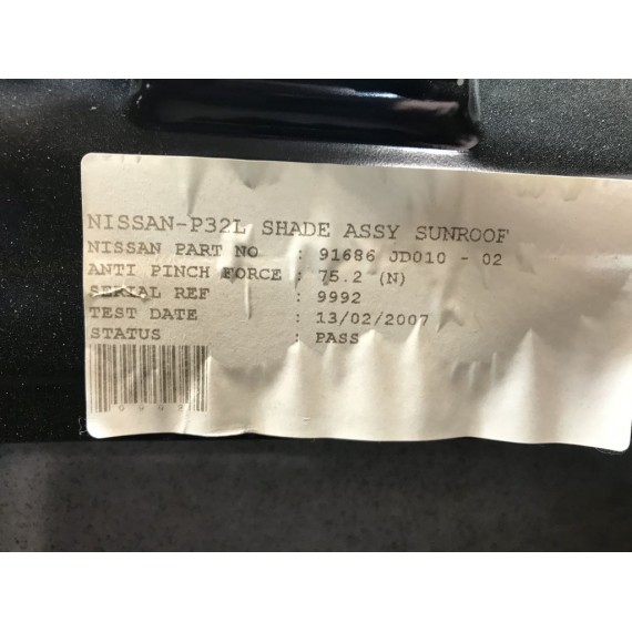 91686JD010 Обшивка люка Nissan Qashqai J10 купить в Интернет-магазине