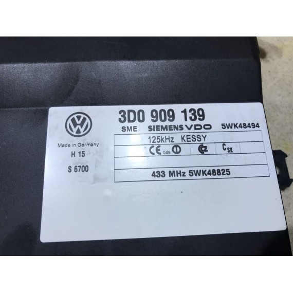 3D0909139 Блок управления замком VW Touareg 1 купить в Интернет-магазине